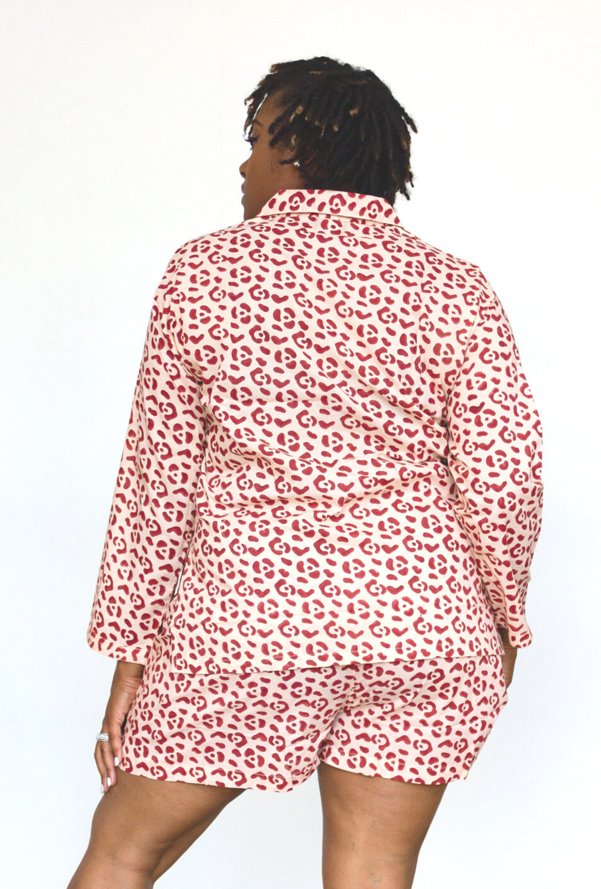 LazyCozy Women's Capri Pajama Set – Short Sleeve Top & Ruffled Pants In Soft Bamboo Viscose - View #7