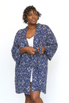 Organic Cotton Leopard Pajama Set in Blush + Berry